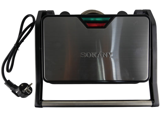 Sokany 4 Slice Sandwich Press &Amp; Griller