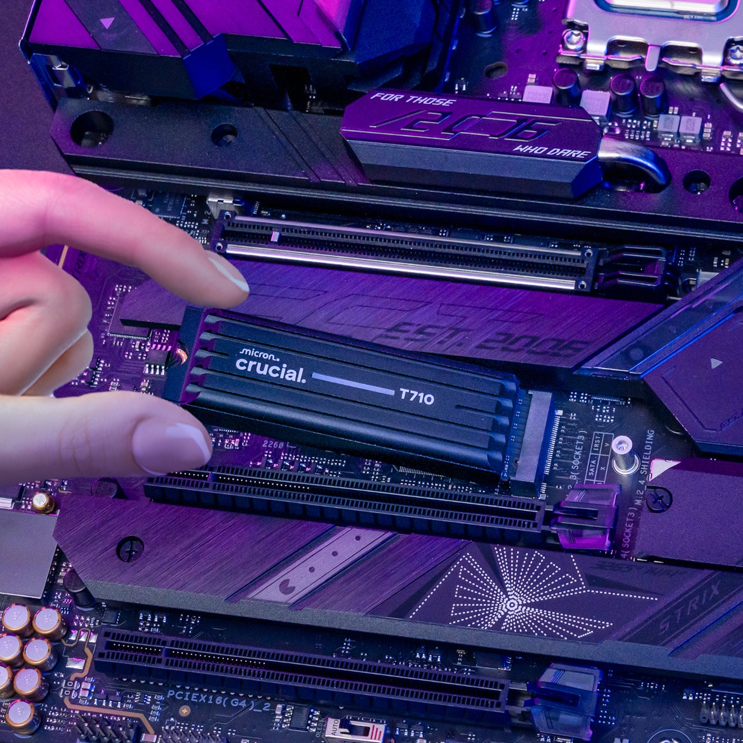 Crucial T710 2TB M.2 NVMe Gen5 NAND SSD with Heatsink - Guards On Duty Shop & Security Guards