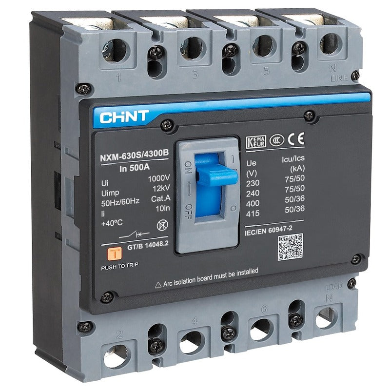 70KA 630A 4P Mccb — Tronitech | Guards on Duty Shop