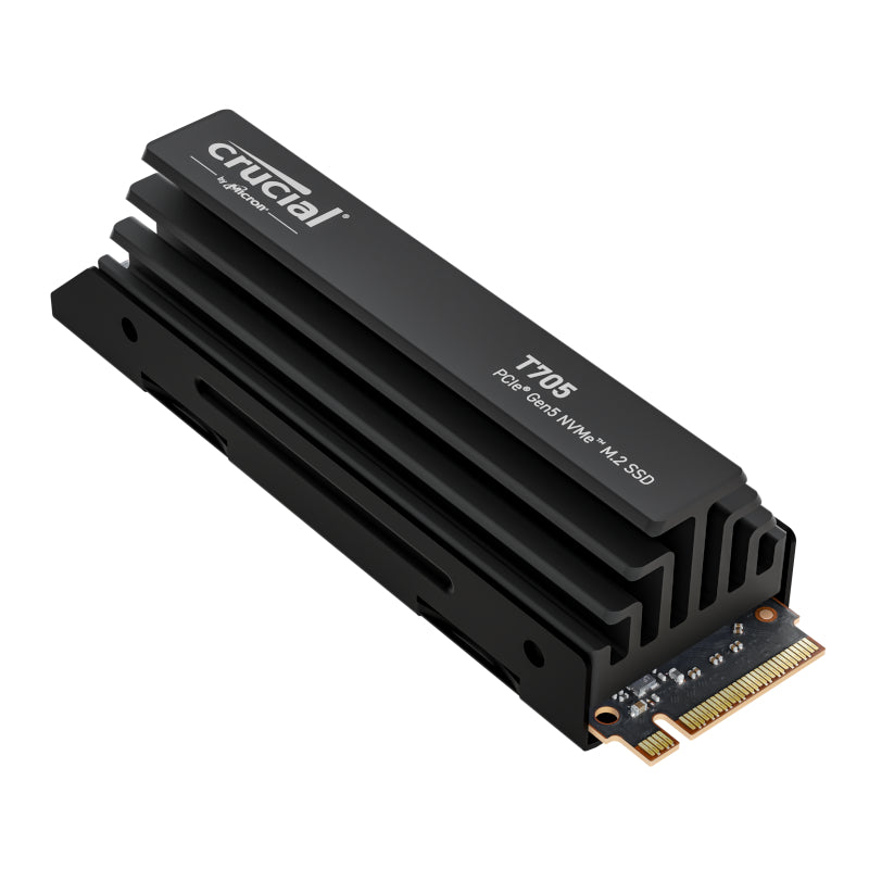 Crucial T705 4TB M.2 NVMe Gen5 with Heatsink NAND SSD - Guards On Duty Shop & Security Guards