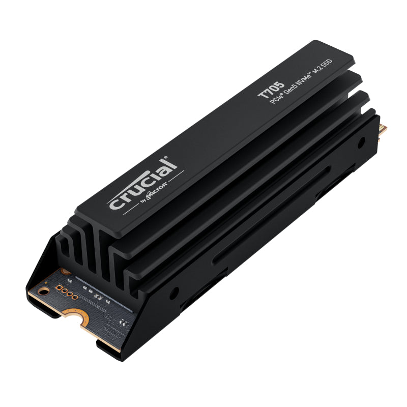 Crucial T705 4TB M.2 NVMe Gen5 with Heatsink NAND SSD - Guards On Duty Shop & Security Guards