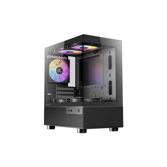 Antec CX200M Elite Micro-ATX | ITX RGB Mini-Tower Gaming Chassis - Black - Guards On Duty Shop & Security Guards