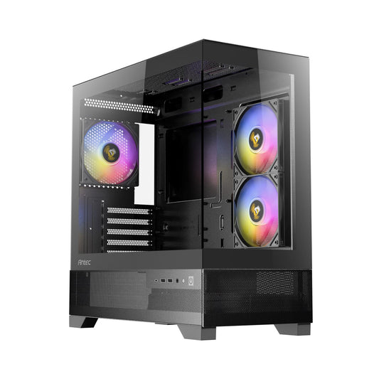 Antec CX500M ARGB Gaming Chassis | M-ATX | ITX | Type-C - Black - Guards On Duty Shop & Security Guards
