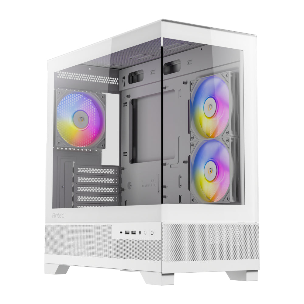 Antec CX500M Micro-ATX | ITX RGB Mini-Tower Gaming Chassis Type-C - White - Guards On Duty Shop & Security Guards