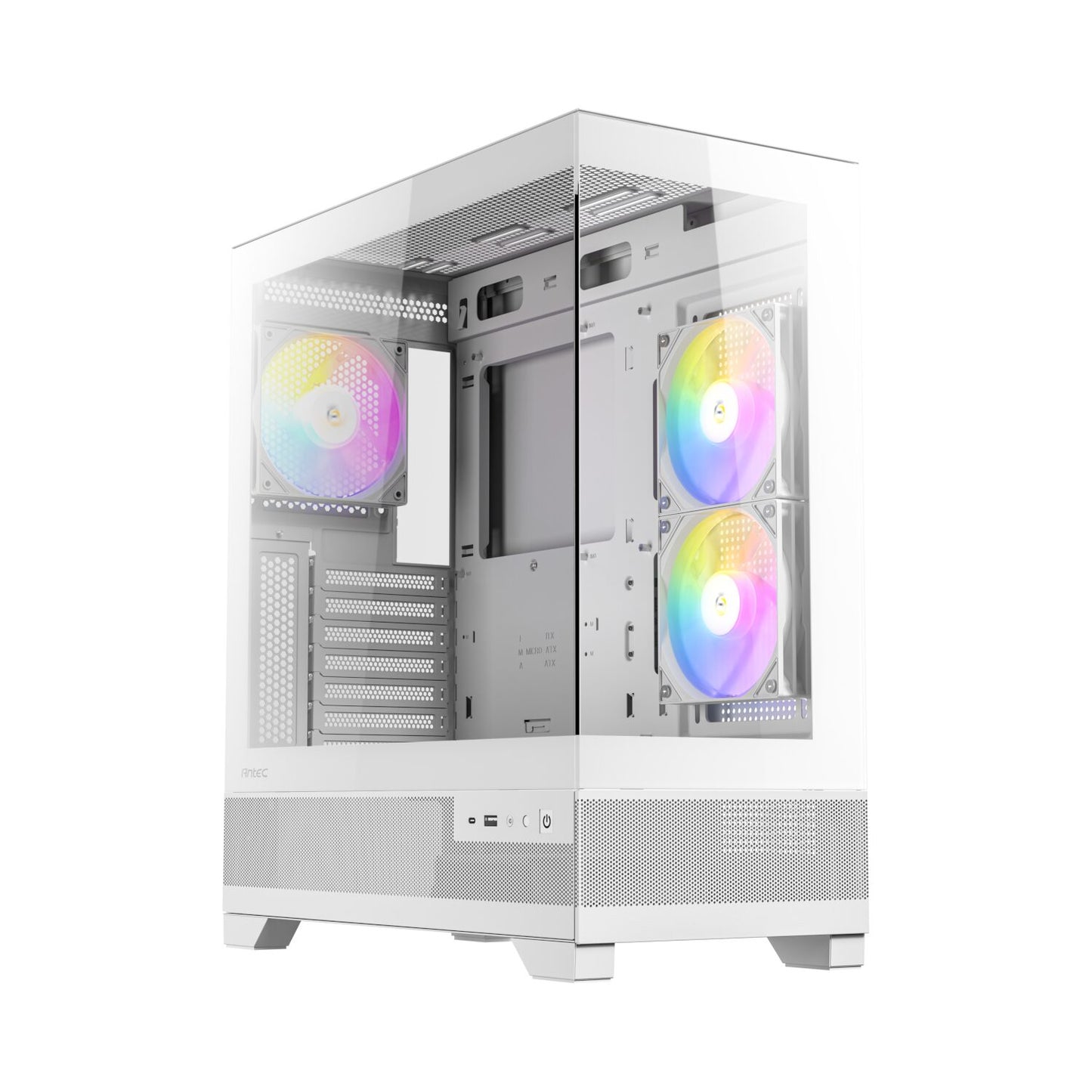 Antec CX700 ARGB Mid-Tower Gaming Chassis - White - Guards On Duty Shop & Security Guards