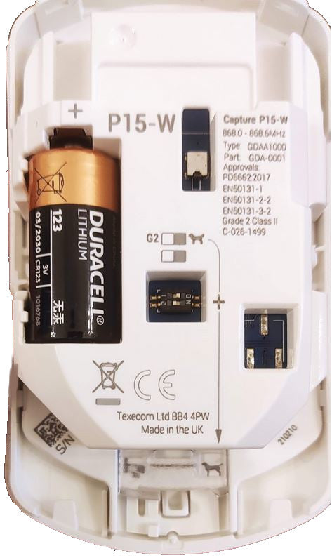 Texecom Ricochet P15-W Capture