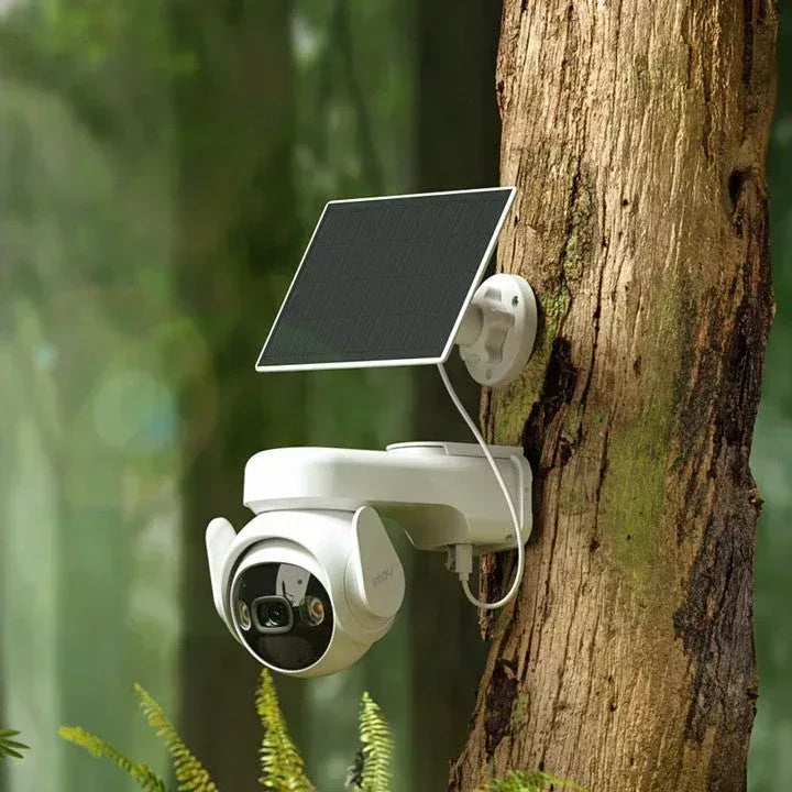 IMOU CELL PT 4G Battery 2K Security Camera with 3W Solar Panel Guards On Duty Security