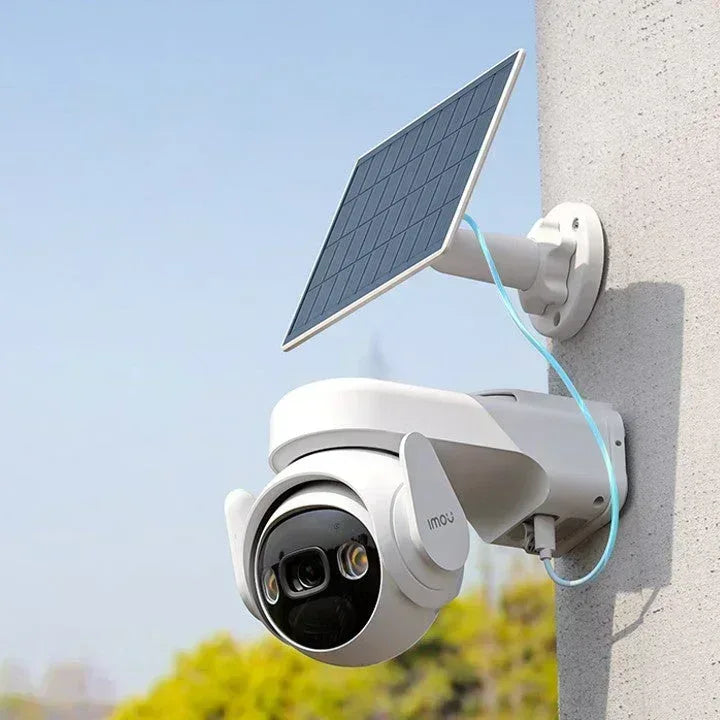 IMOU CELL PT 4G Battery 2K Security Camera with 3W Solar Panel Guards On Duty Security
