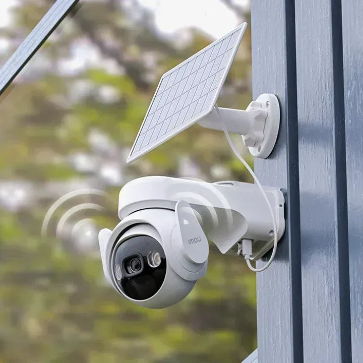 IMOU CELL PT 4G Battery 2K Security Camera with 3W Solar Panel Guards On Duty Security