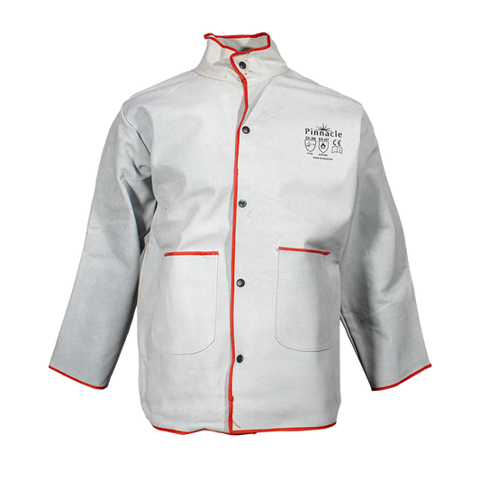 Pinnacle Chrome Leather Welding Jacket (M – 4XL)