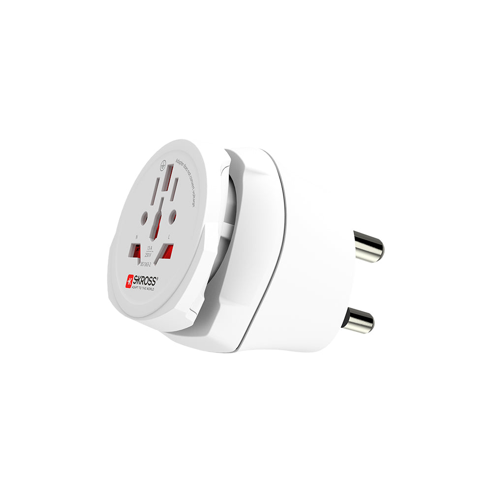 SKROSS COMBO EURO 2 SA ADAPTER WH(1.500202-E)