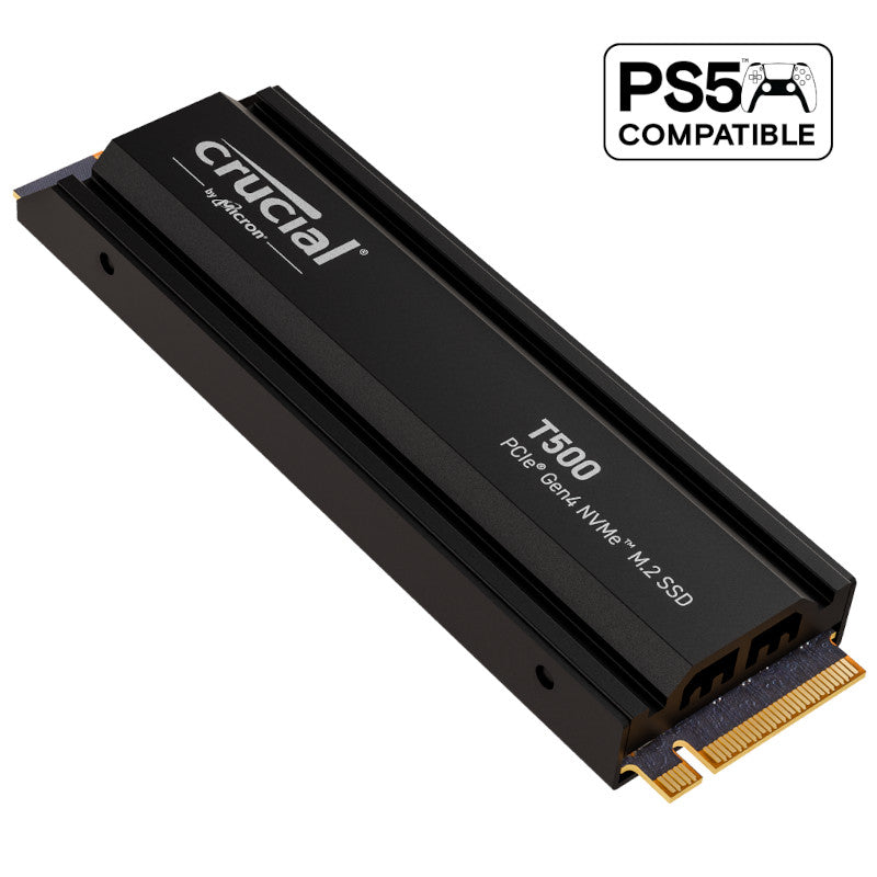 Crucial T500 1TB M.2 NVMe Gen4 with Heatsink NAND SSD - Guards On Duty Shop & Security Guards