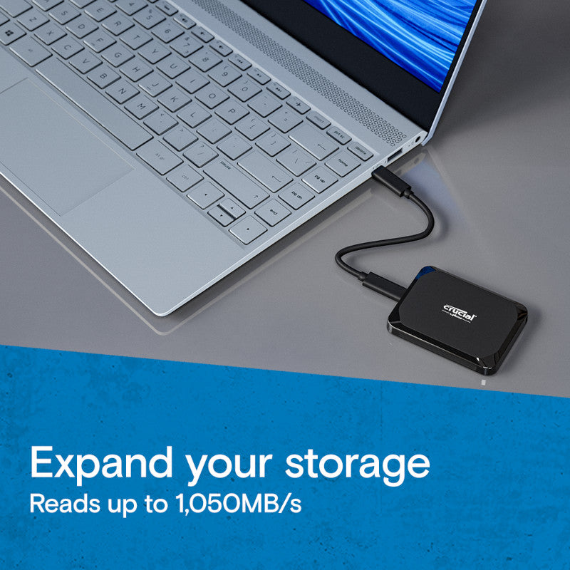 Crucial X9 2TB Type-C Portable SSD - Guards On Duty Shop & Security Guards