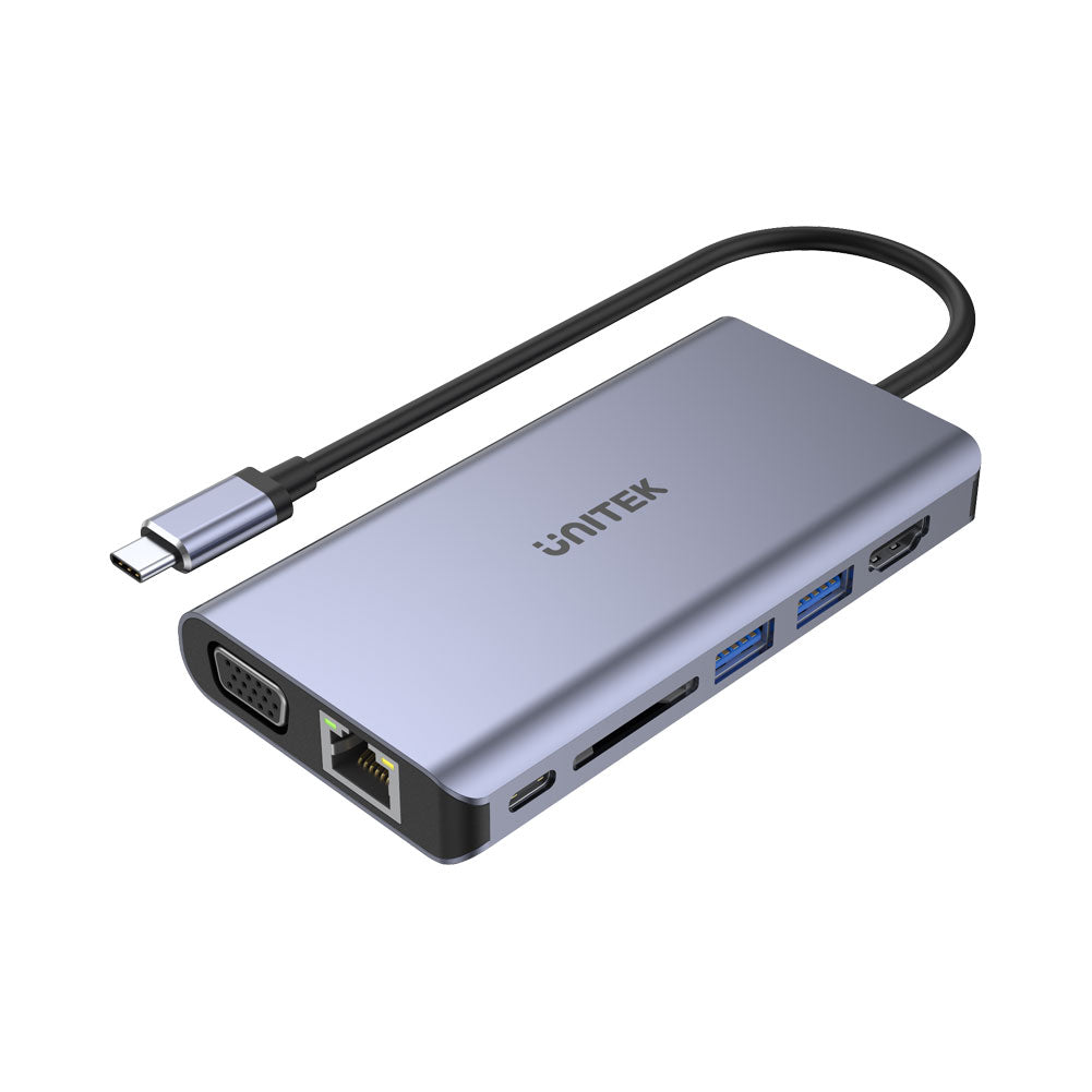 Unitek Usb Type-c 8in1 Ethernet Hub(d1019b) — Unitek | Guards on Duty Shop