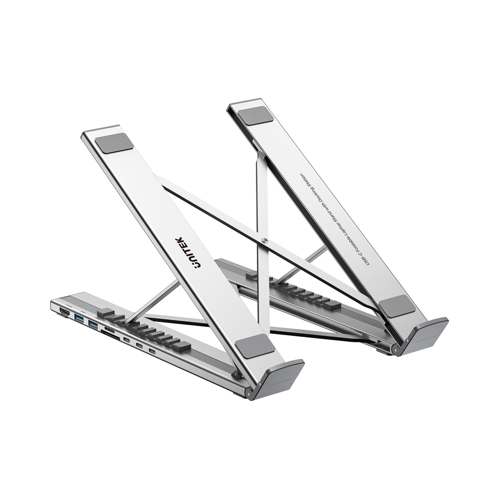 Unitek Usb-c Foldable Laptop Stand (7in1) (d1137a) — Unitek | Guards on Duty Shop