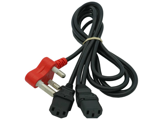 Dedicated 2 Way IEC Power Cable - Guards On Duty Shop & Security Guards