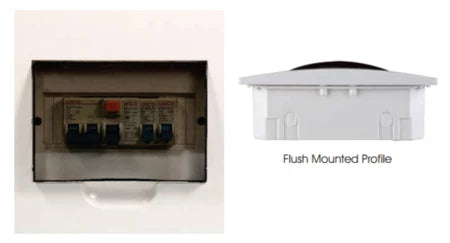 Distribution Board Flush 12mod PVC Populated