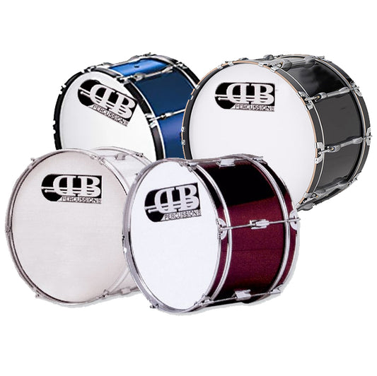 DB Percussion DMB261012DI 26? Marching Bass Drum 12 Lug - Red (DMB261012D1-WR)
