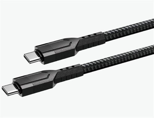 Ezra Typec To Typec Pd60W 1Meter Fast Charge Black Braided
