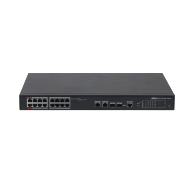 Dahua 16 x 10/100M & 2 x 10/100/1000M ports