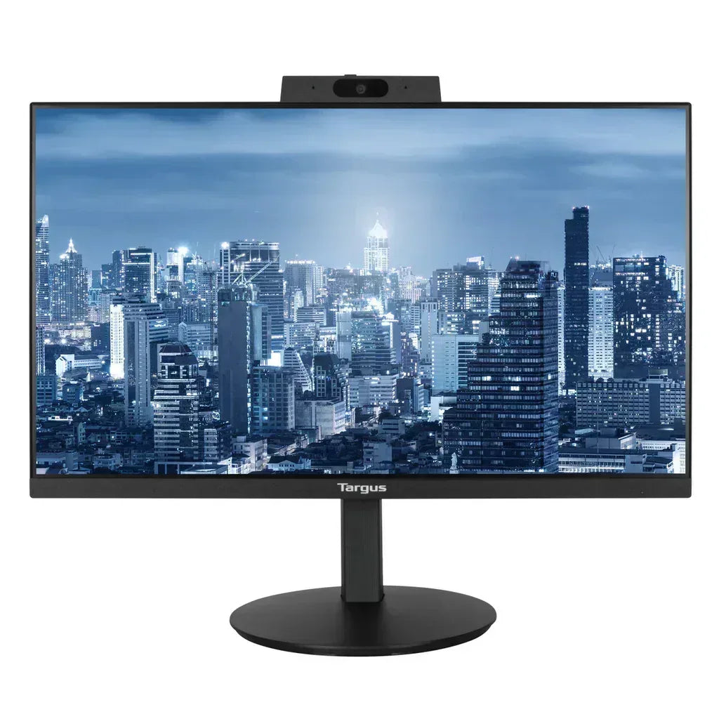 TARGUS 24-INCH HD 1920 X 1080 60HZ USB-C DOCKING MONITOR WITH 100W POWER DELIVERY, BUILT-IN MICROPHONES, 2MP WEBCAM, SPEAKERS; PORTS: 1X HDMI 1.4; 1X DP 1.2 (IN); 1DP 1.2 (OUT); 2X USB-A 3.2 1 PORTS; 1X AUDIO IN/OUT FOR MIC, SPEAKERS, OR HEADPHONES; 1X RJ - Guards On Duty Shop & Security Guards