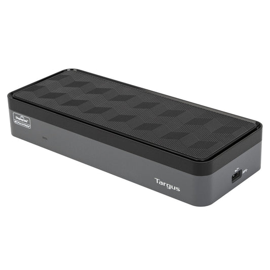 TARGUS - USB-C UNIVERSAL QUAD 4K DOCKING STATION WITH 100W POWER DELIVERY SUPPORTS FOUR 4K DISPLAYS VIA FOUR DISPLAYPORT (3840 X 2160 P60) OR FOUR HDMI (3840 X 2160 P50) PORTS, THUNDERBOLT 3 COMPATIBLE - Guards On Duty Shop & Security Guards