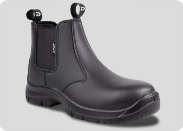 DOT Chelsea Safety Boots Sizes 3-13 - Black/Brown