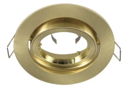 Downlighter Brass / Tilt / 60MM Cut-out / Metal (4 Pack)