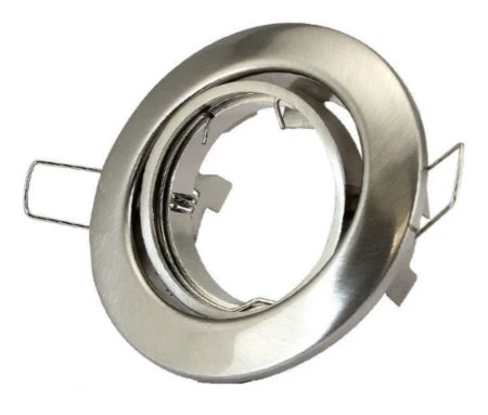 Downlighter Satin Chrome / Tilt / 60MM Cut-out / Metal (4 Pack)