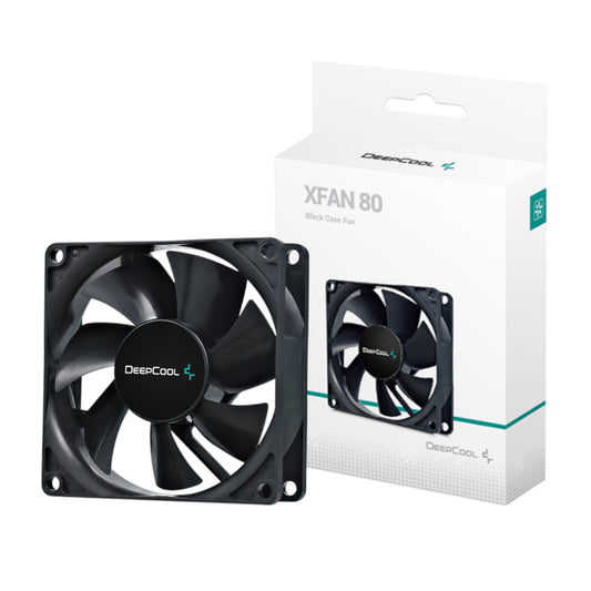 DeepCool XFAN 80mm Case Fan - Black - Guards On Duty Shop & Security Guards