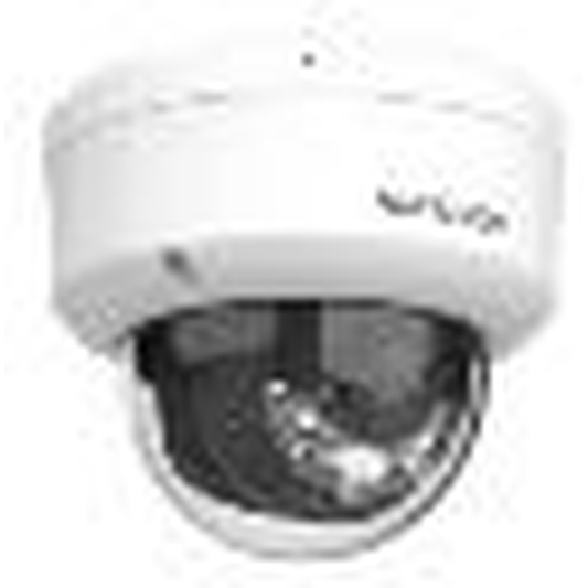 ColorVu 4MP dome, 2.8mm lens, 30m hybrid-light, 130dB WDR, array-microphone, alarm & audio IO, 12VDC/POE