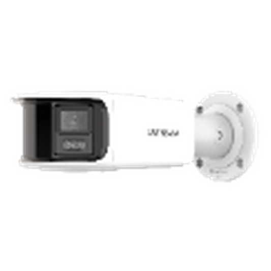 ColorVu 8MP turret  4mm lens   30m illumination  130dB WDR   microphone  1 audio/ 1 alarm I/O  built-in strobe-light & siren 12VDC/POE