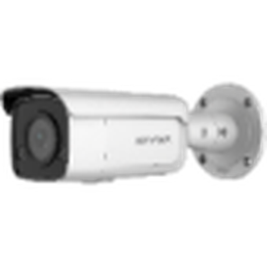 AcuSense 2MP bullet  4mm lens   60m IR  120dB WDR  microphone  1 audio/ 1 alarm I/O  built-in strobe-light & siren 12VDC/POE