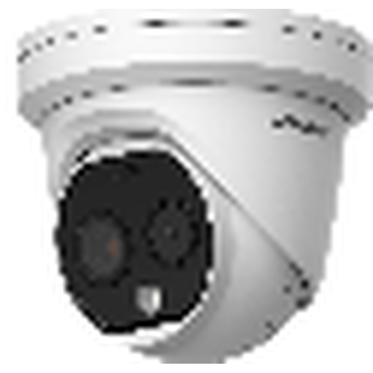Heatpro bi-spectrum dome, 3mm thermal lens, 4mm optical lens, 15m IR, 12VDC/POE