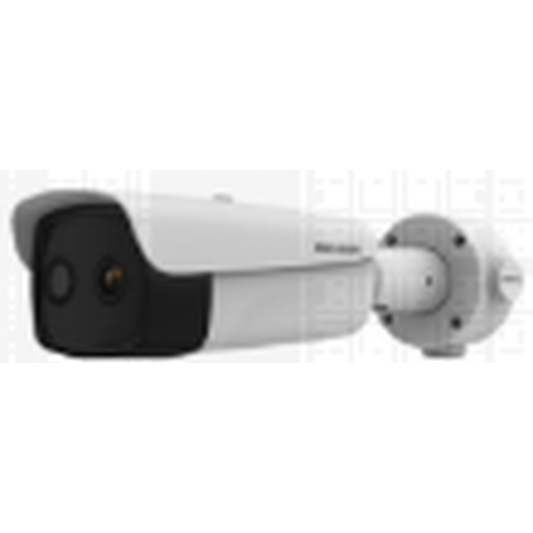 Bi-spectrum thermal bullet 10mm thermal + 4MP 4mm optical 30m IR perimeter protection VCA  Fire detection VCA  12VDC/24VAC/POE