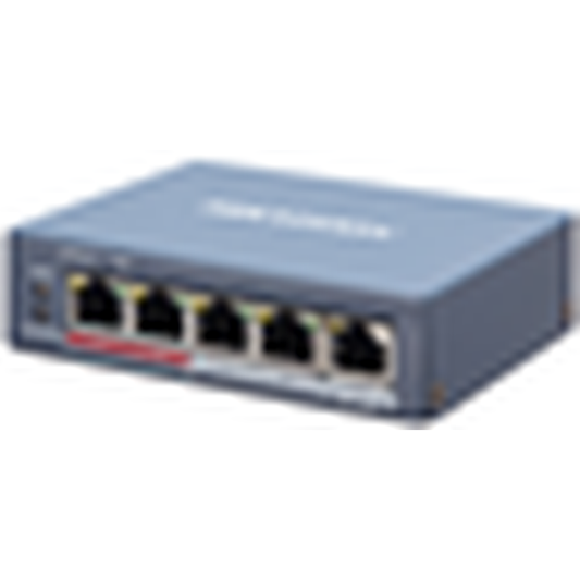 4 port Smart POE switch 60w POE budget  Hikvision topology management  1 10/100 RJ45 uplink