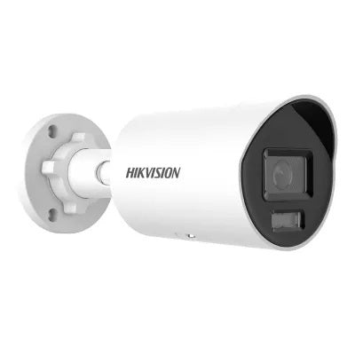 Hikvision 4MP 2.8mm Smart Hybrid Light with Colorvu Fixed Mini Bullet Network Camera - Guards On Duty Shop & Security Guards