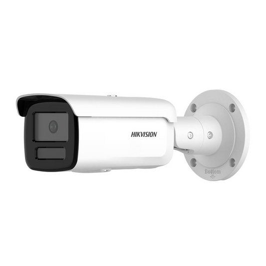 Hikvision 4MP 4mm Smart Hybrid Light with Colorvu Fixed Bullet Network Camera - Guards On Duty Shop & Security Guards