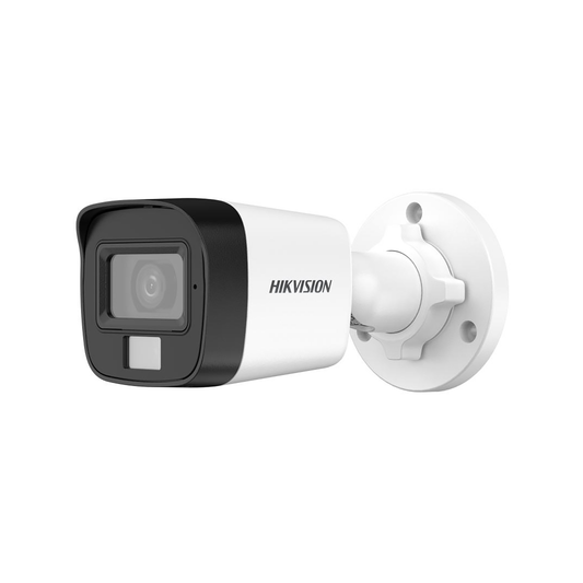 Hikvision 2MP Smart Hybrid Light Audio Fixed Mini Bullet Analogue Camera - Guards On Duty Shop & Security Guards