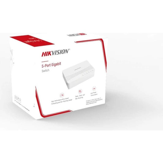 Hikvision 5 Port Gigabit Unmanaged Desktop Switch — Hikvision | Guards on Duty Shop