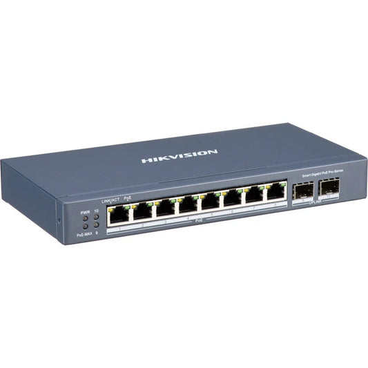 Hikvision 8 Port Gigabit Smart POE Switch — Hikvision | Guards on Duty Shop