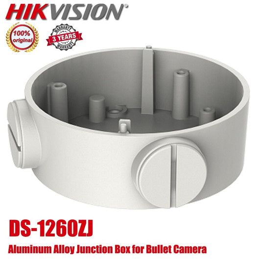 Hikvision Alloy White Junction BOX — Hikvision | Guards on Duty Shop