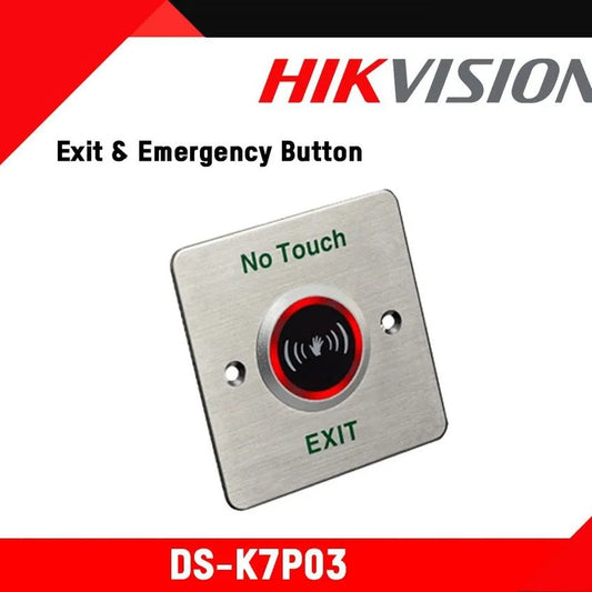 Hikvision NO Touch Exit Button — Hikvision | Guards on Duty Shop