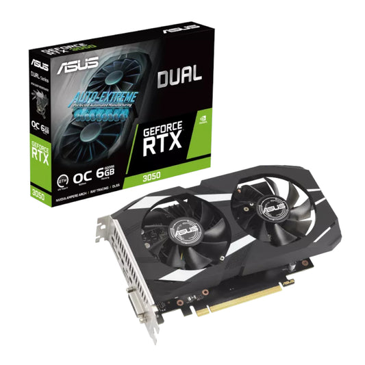 ASUS Nvidia GeForce RTX 3050 Dual OC 6G Graphic Card - Guards On Duty Shop & Security Guards