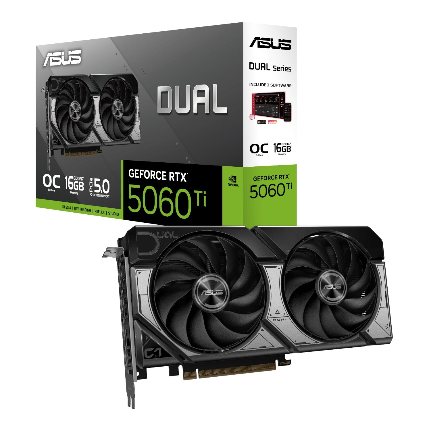 ASUS Dual GeForce RTX 5060 Ti OC Edition 16GB GDDR7 Graphics Card - Guards On Duty Shop & Security Guards