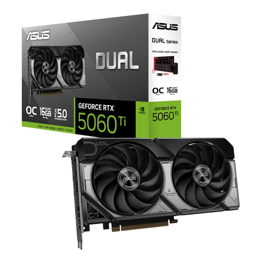 ASUS Dual GeForce RTX 5060 Ti OC Edition 16GB GDDR7 Graphics Card - Guards On Duty Shop & Security Guards