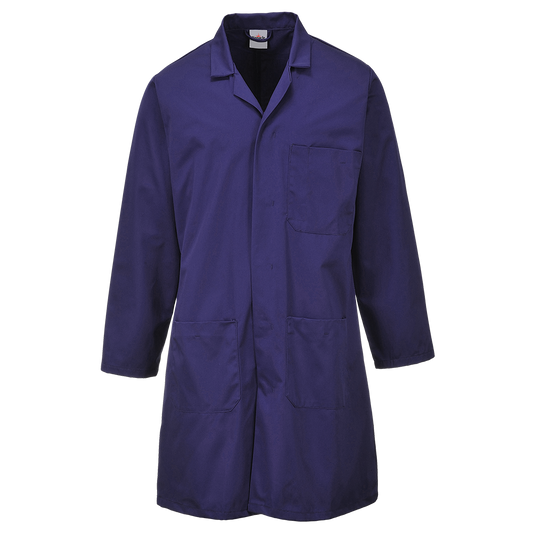 Pinnacle Navy Dust Coat Long Sleeve (S – 4XL) (Pack of 2)