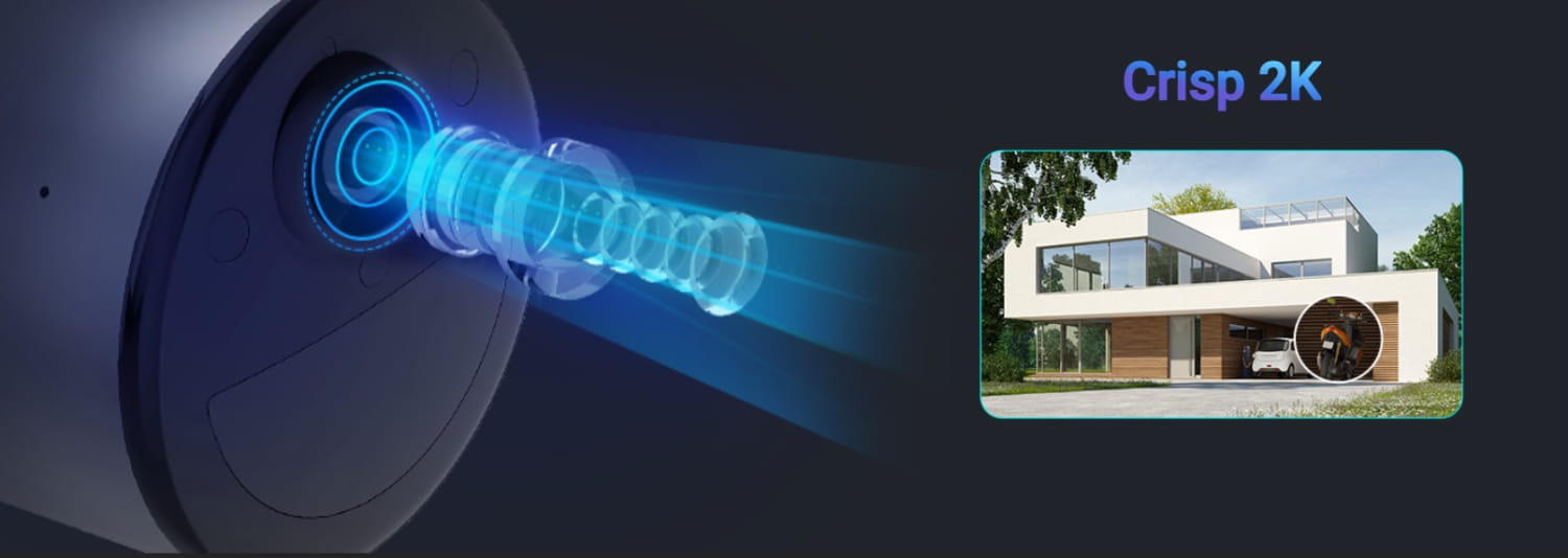 EZVIZ EB3 4G 2K Smart Security Battery Camera Solar Kit
