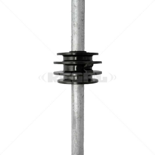 F/Pole - 6Line Round Black - Nemtek | Guards on Duty Shop South Africa