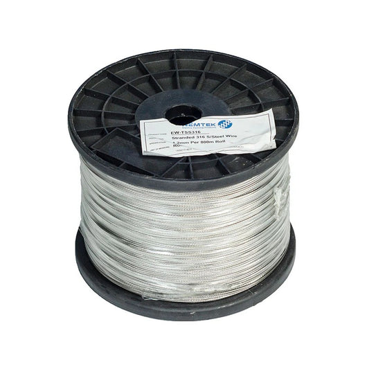 Braided Wire - 304 1.2mm Stainless 800m - Nemtek | Guards on Duty Shop South Africa